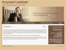 Tablet Screenshot of lodzinski.eu